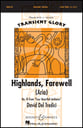 Highlands Farewell SSAA choral sheet music cover